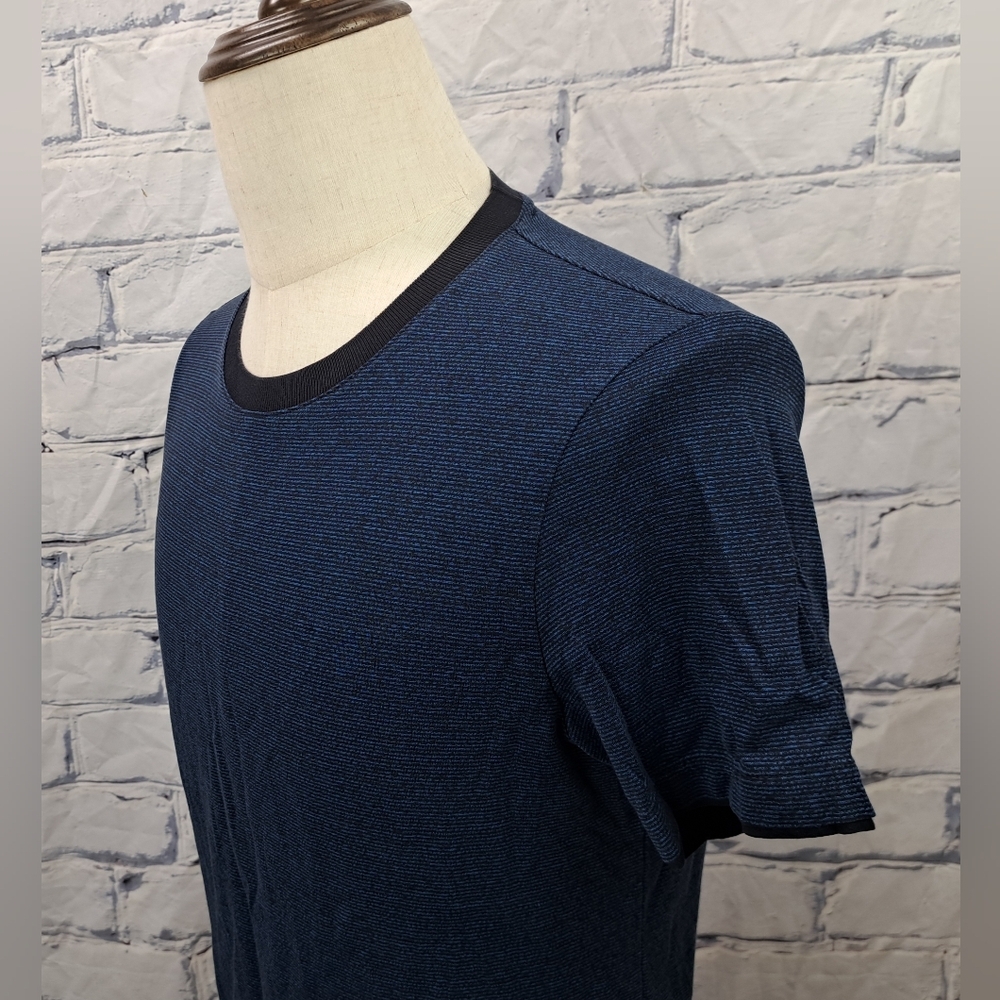 Hugo Boss Men's T-Shirt Tee Slim Fit Blue Black Small - Picture 8 of 16